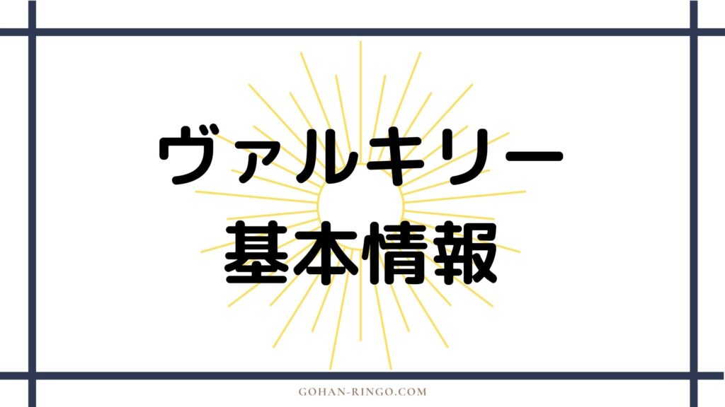 ヴァルキリー基本情報