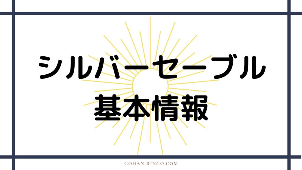 シルバーセーブル基本情報