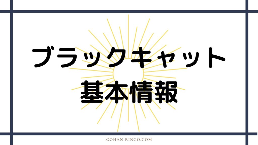 ブラックキャットの基本情報