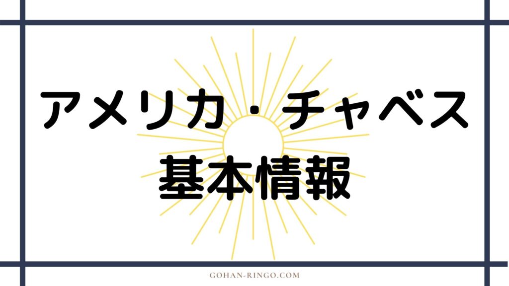 アメリカ・チャベス（ミス・アメリカ）基本情報